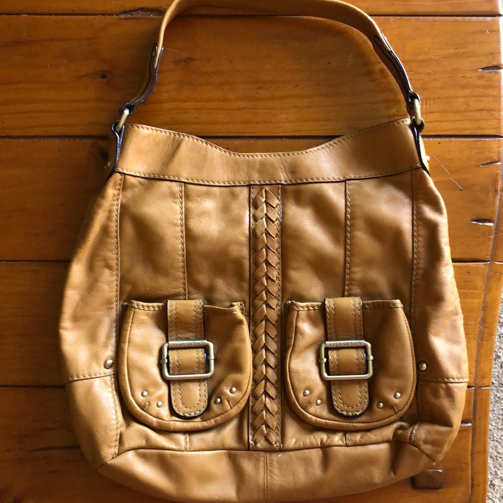 Super cute brown tote!